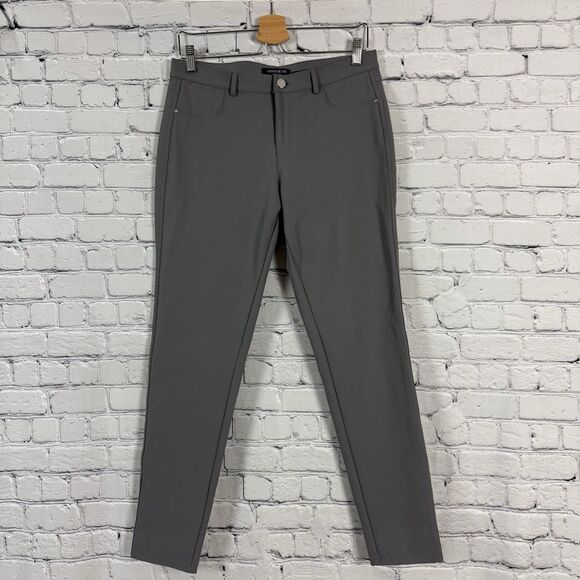 Lafayette 148 New York Pants - Lafayette 148 New York Acclaimed Stretch Mercer Skinny Pants Gray Womens Size 8